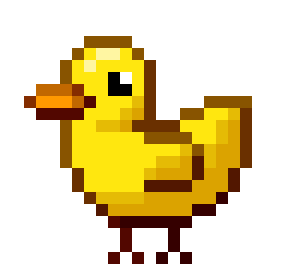 Running Away Duck